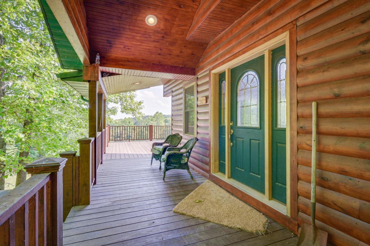 Spacious Log Cabin In Fairland, 1 Mi To Grand Lake Экстерьер фото